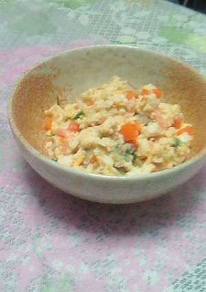 桜エビ入り炒り豆腐-レシピのメイン写真