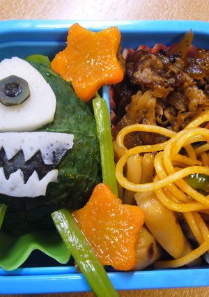 キャラ弁☆ディズニー☆マイク弁当-レシピのメイン写真