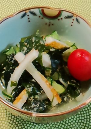 簡単さっぱり♪わかめときゅうりの酢の物♪-レシピのメイン写真