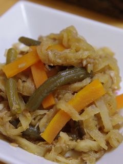 簡単☆ 切干大根とツナの煮物-レシピのメイン写真