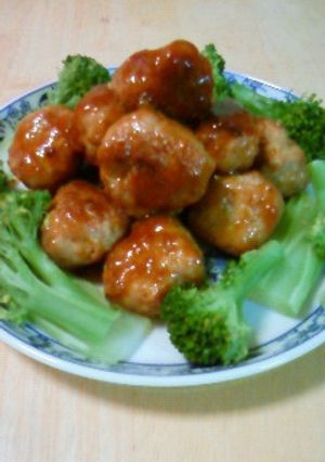 揚げずにジューシー肉だんご-レシピのメイン写真