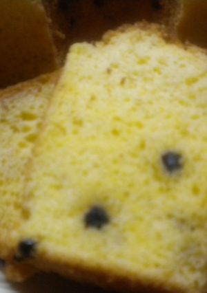 21㎝型シフォンケーキ(Dブルベリー)-レシピのメイン写真