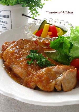 おろしバターソースでチキンソテー♪-レシピのメイン写真