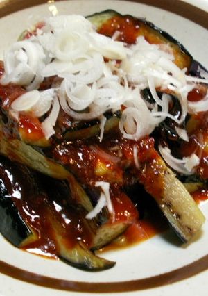 ナスを豆板醤のたれで召し上がれ-レシピのメイン写真