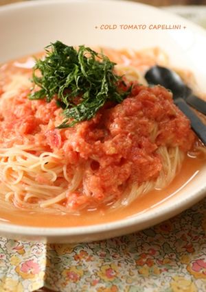 トマトの冷製カッペリーニ-レシピのメイン写真