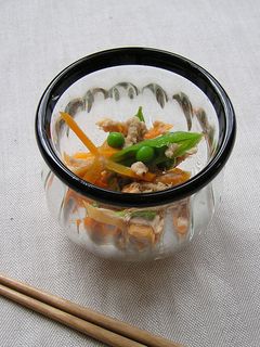 ツナと人参とスナップえんどうの和え物-レシピのメイン写真