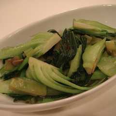 รูปของ 青梗菜と長ねぎの中華炒め