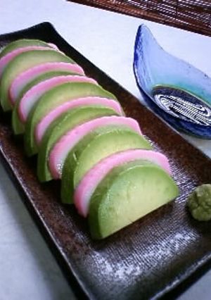 アボカド板わさ？アボカドのかまぼこサンド-レシピのメイン写真