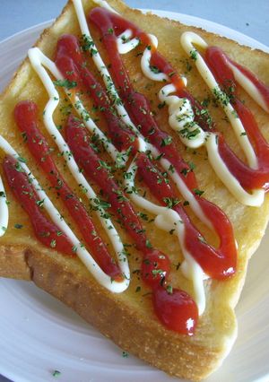 簡単ランチ☆オーロラトースト-レシピのメイン写真