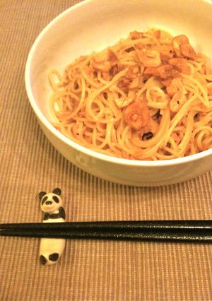 カリカリニンニクの納豆ペペロンチーノ-レシピのメイン写真