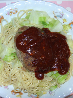 ハンバーグスパゲティ-レシピのメイン写真