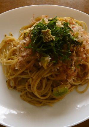 アボカドとのり佃煮の冷製パスタ-レシピのメイン写真