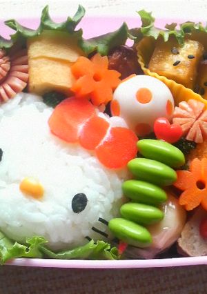 キャラ弁 キティちゃん-レシピのメイン写真