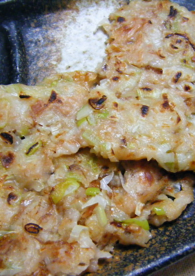 簡単もっちりネギ焼き～！-レシピのメイン写真