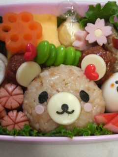 キャラ弁 てのりくま(ラッテちゃん)-レシピのメイン写真