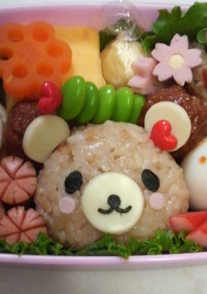 キャラ弁 てのりくま（ラッテちゃん）-レシピのメイン写真