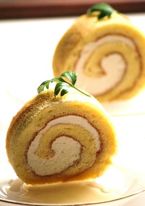 はちみつ　ロールケーキ　【はにわロール】-レシピのメイン写真