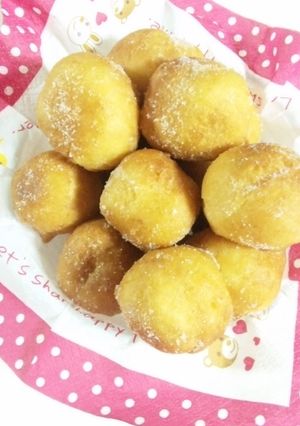 お豆腐コロコロドーナツ-レシピのメイン写真