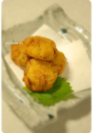 ふわっふわ☆豆腐とおからイカしんじょ揚げ-レシピのメイン写真