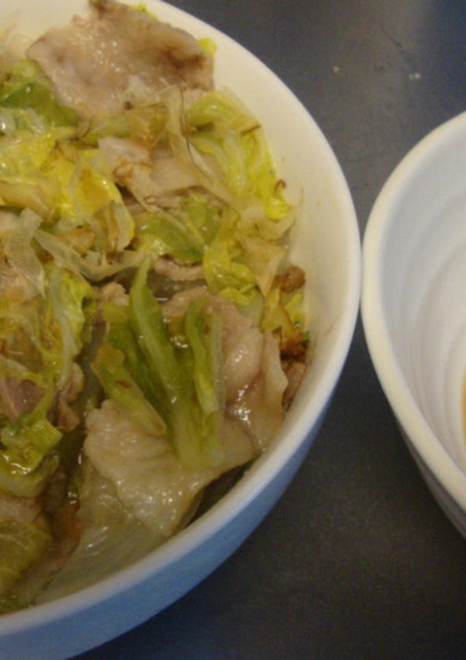 ☆レンジで簡単☆白菜と豚肉の重ね蒸し☆-レシピのメイン写真