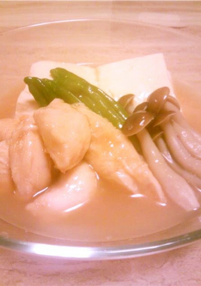 鶏ささみと絹豆腐のとろとろ煮♪-レシピのメイン写真