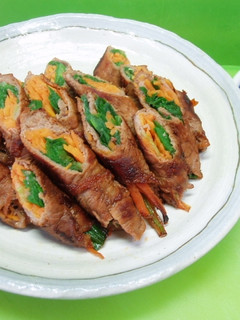 *野菜の牛肉巻き*-レシピのメイン写真