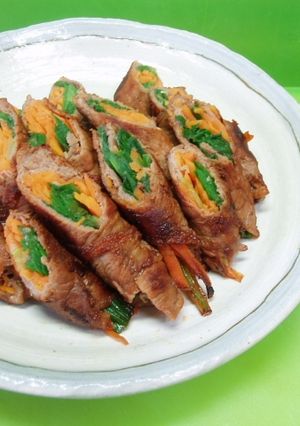 ＊野菜の牛肉巻き＊-レシピのメイン写真