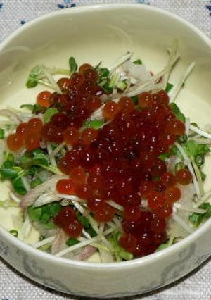 イクラと香味野菜のおつまみ-レシピのメイン写真