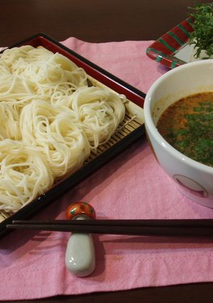 そうめん！つけめん！ゴマだれ麺！-レシピのメイン写真