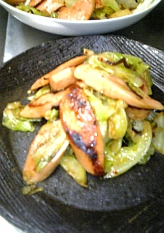 魚肉ソーセージと野菜のラー油炒め☆-レシピのメイン写真