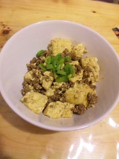 豆腐とひき肉のカレー炒め-レシピのメイン写真