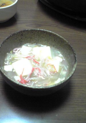豆腐×もやし×カニカマのとろとろ煮-レシピのメイン写真