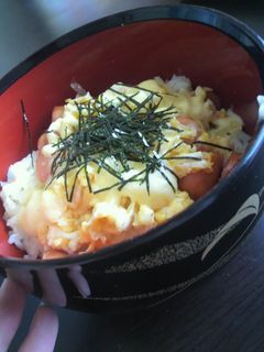 簡単!うまっ♪朝ごはん★卵ウイ丼☆-レシピのメイン写真