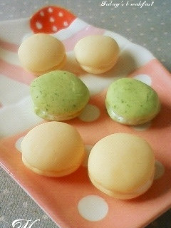 離乳食手づかみ☆マカロン風おやき-レシピのメイン写真