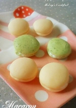離乳食手づかみ☆マカロン風おやき-レシピのメイン写真