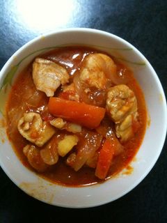 簡単!鶏肉のトマト煮込み-レシピのメイン写真