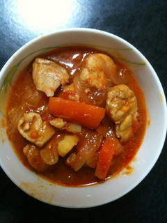 簡単!鶏肉のトマト煮込み-レシピのメイン写真