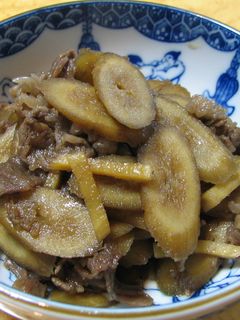牛肉とゴボウの煮物-レシピのメイン写真