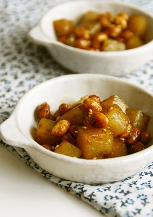 素揚げ大豆で♪酢大豆こんにゃく-レシピのメイン写真