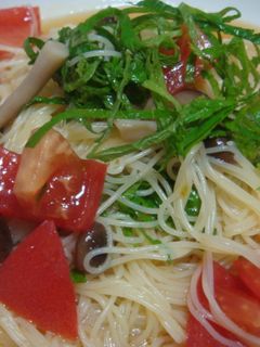 麺つゆでトマトの冷製パスタ-レシピのメイン写真