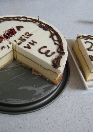 豆腐でヘルシー☆レアベイクドチーズケーキ-レシピのメイン写真