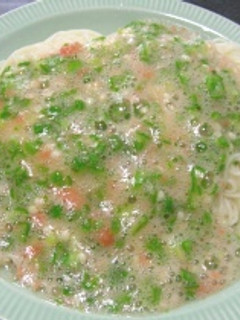 オクラと辛子明太子のそうめん-レシピのメイン写真