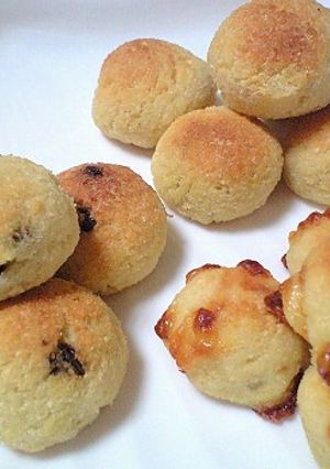 簡単♪おから＆ＨＭ丸めて焼くだけパン？-レシピのメイン写真