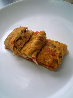 お弁当に☆ネギと紅ショウガの卵焼き-レシピのメイン写真