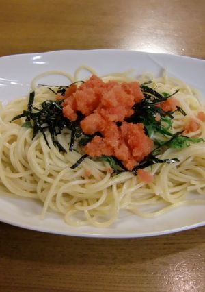 のせるだけ明太子パスタ-レシピのメイン写真