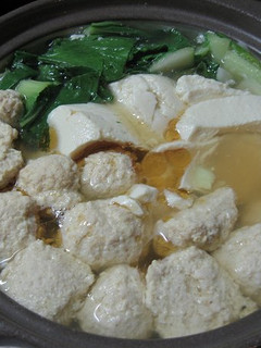 ふわふわ鶏団子と青梗菜の土鍋deスープ-レシピのメイン写真