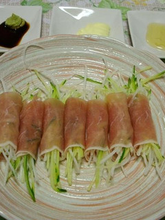 生ハムまき-レシピのメイン写真