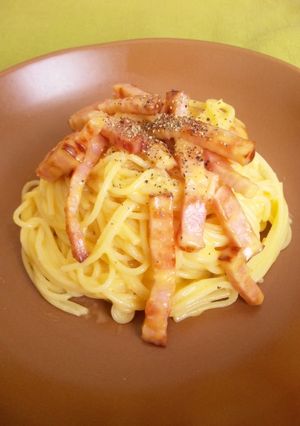 簡単カルボナーラ-レシピのメイン写真