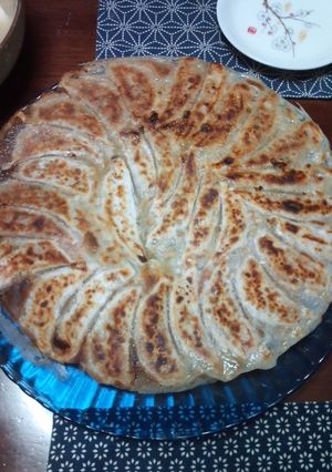 パリパリ羽根つき餃子の焼き方(｀д´)-レシピのメイン写真