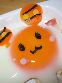《デコ飯》簡単!うーたんの目玉焼き-レシピのメイン写真